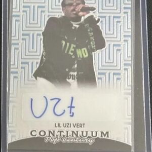 Lil Uzi Vert Continuum Pop Century Phone Card - Black and White